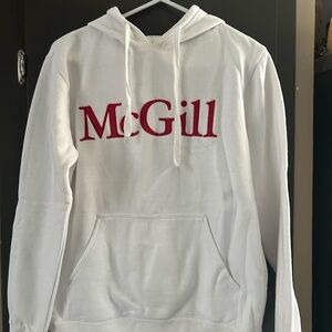 Oh White and Red Men's Hoodie
